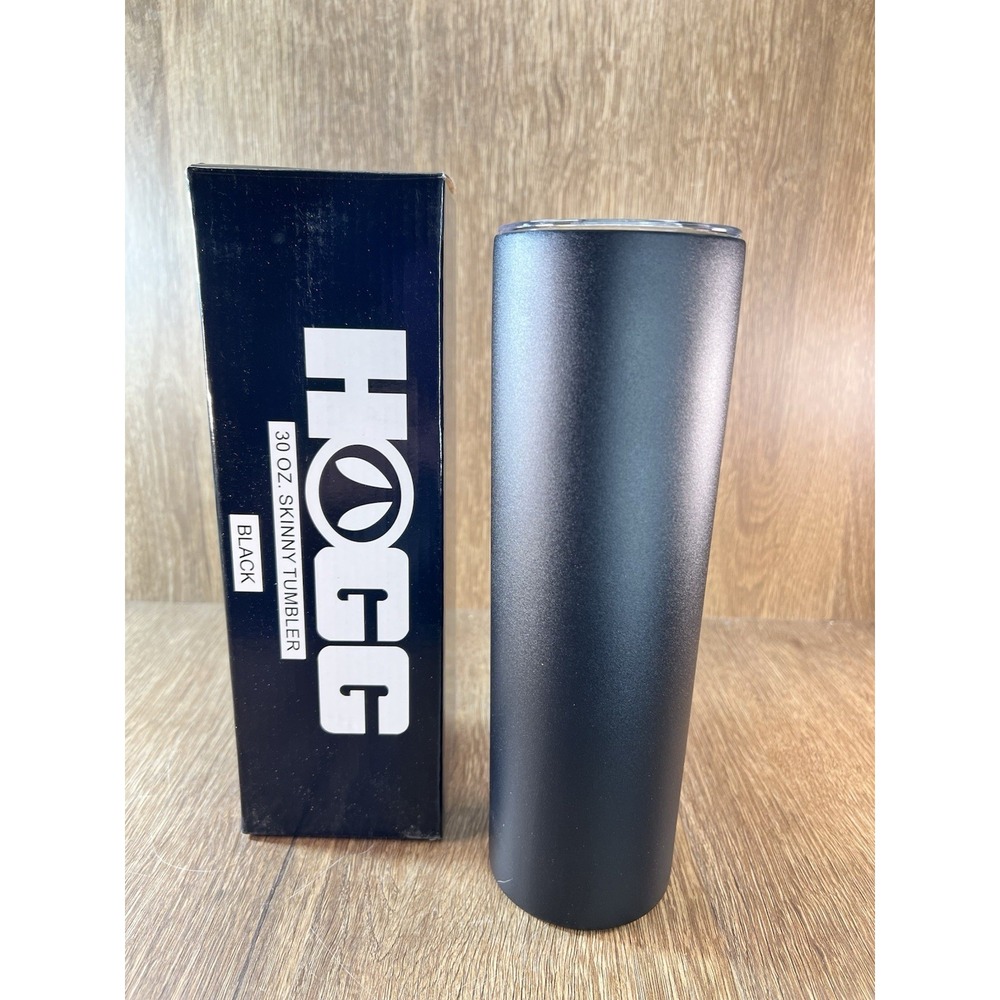 HOGG 30 oz Skinny Tumbler In Black, Stainless Steel